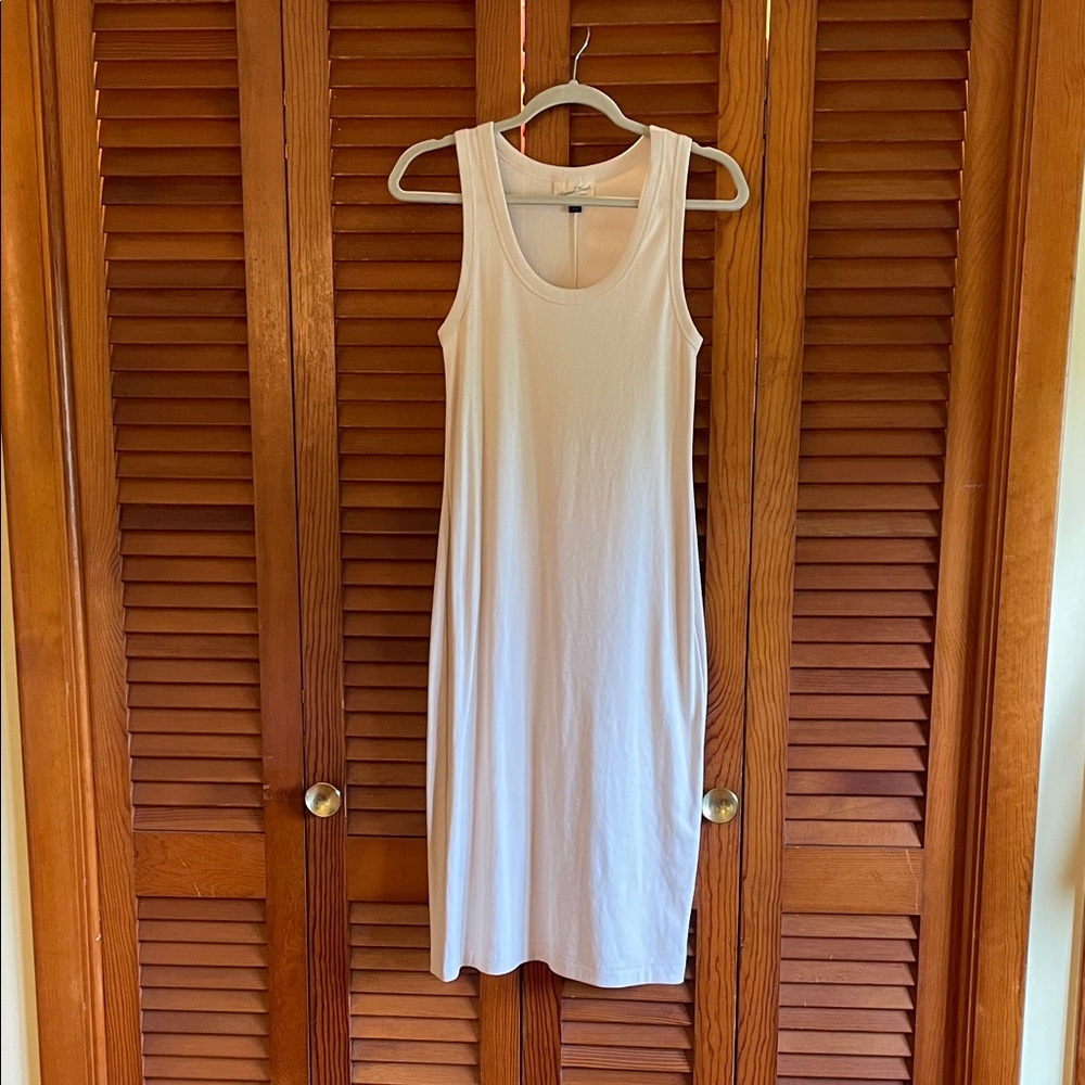 Universal Thread Cream Ribbed Dress